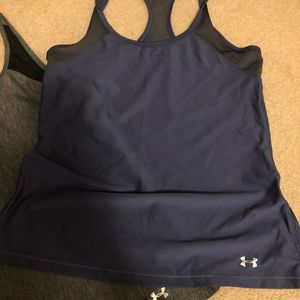 Two underarmour tank tops.